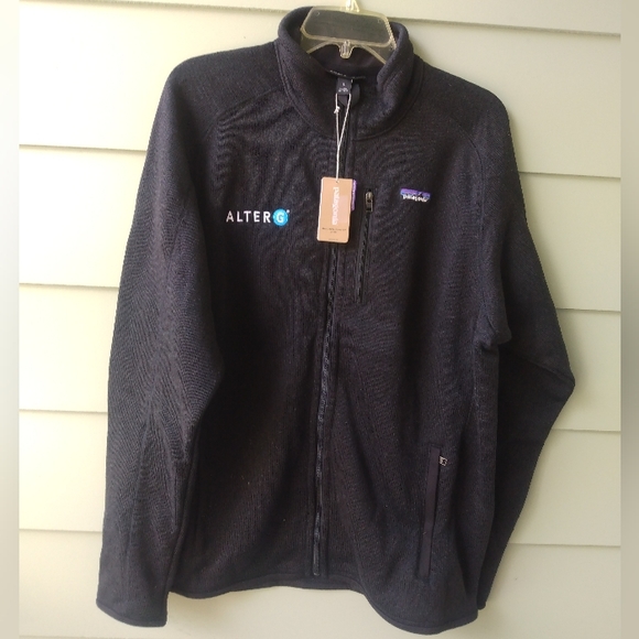 Patagonia Better Sweater Black Fleece Jacket Black AlterG Large NWT - Picture 1 of 8